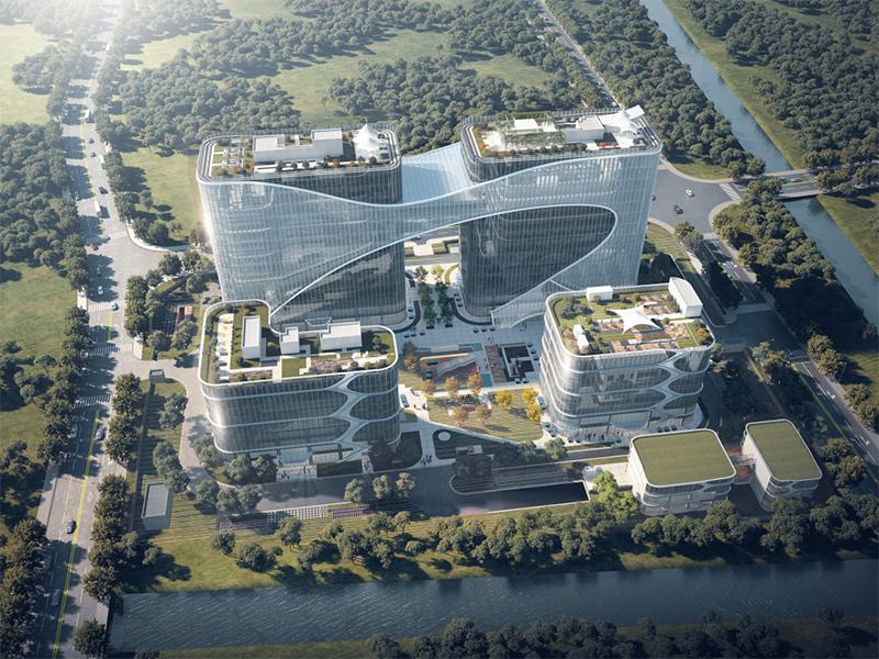 共建未来丨Stake（上海）创新基地亮相“2023年闵行区重大工程项目开工仪式”主会场！